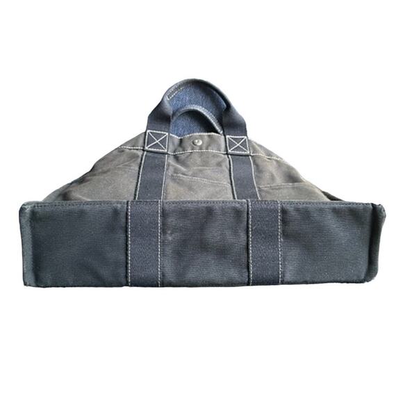 Hermès Toile Fourre-Tout MM* BLACK in VERY good‎ condition! DEAL ALERT COA - Picture 11 of 16